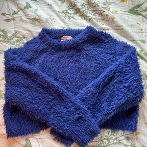 Urban Outfitters Fuzzy Cropped Sweater